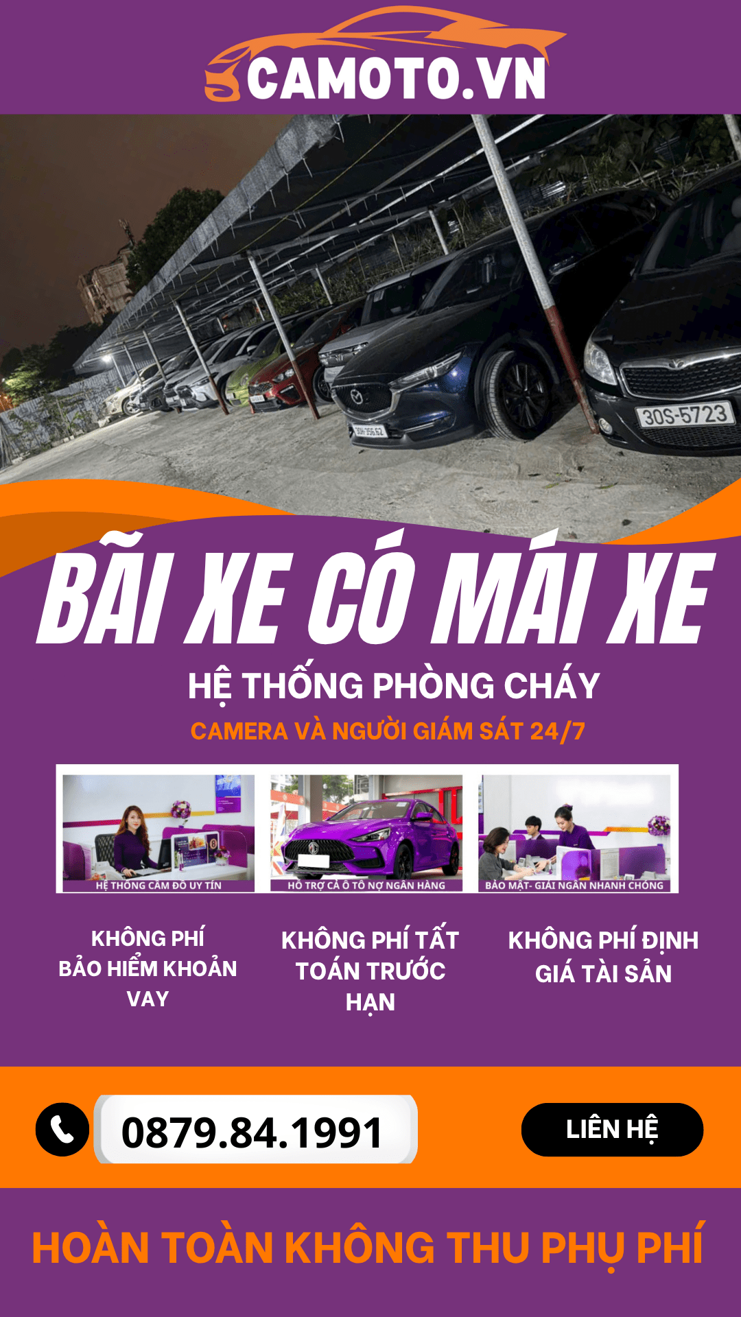 Bãi đỗ xe CAMOTO.VN