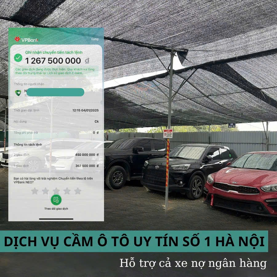 Cầm ô tô trả góp tại CAMOTO.VN