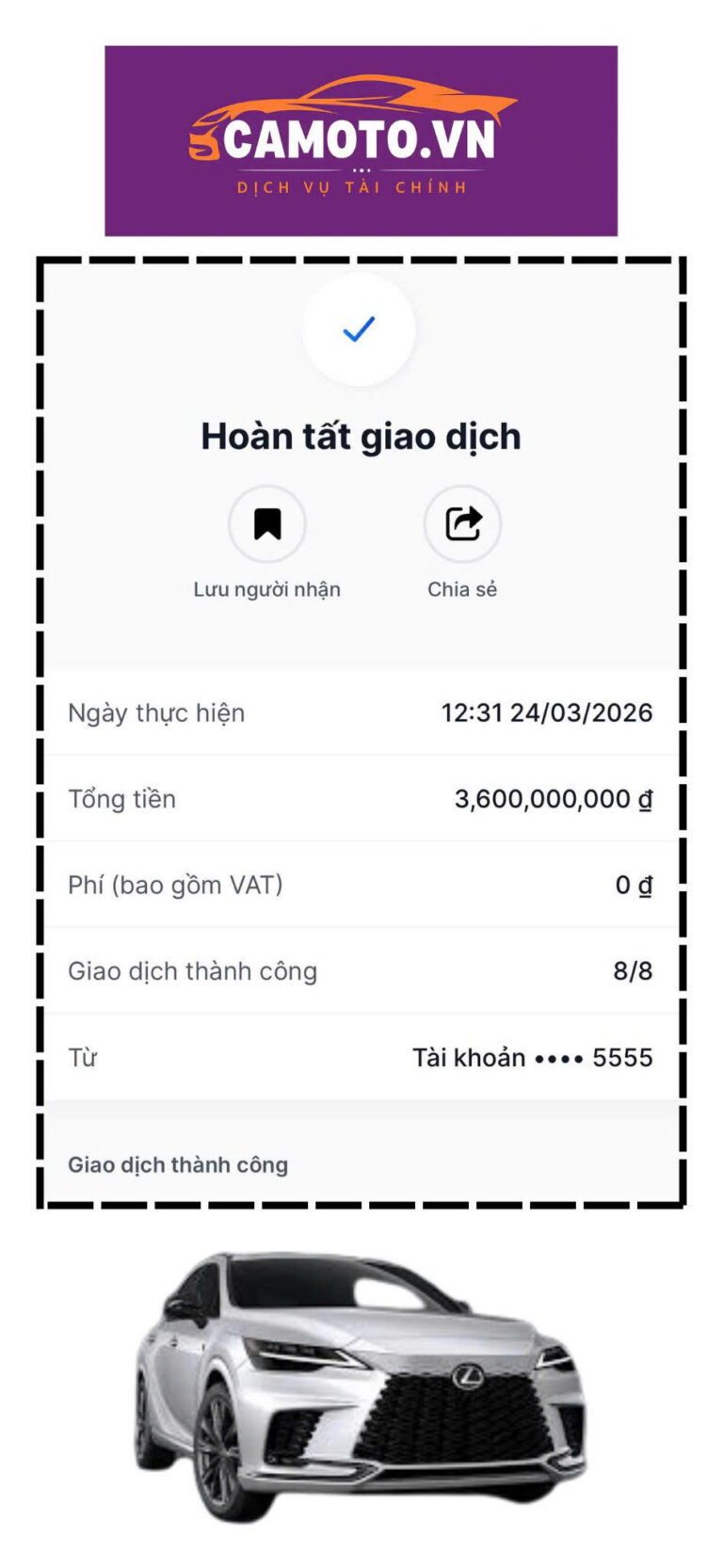 Giao dịch thành công – 23
